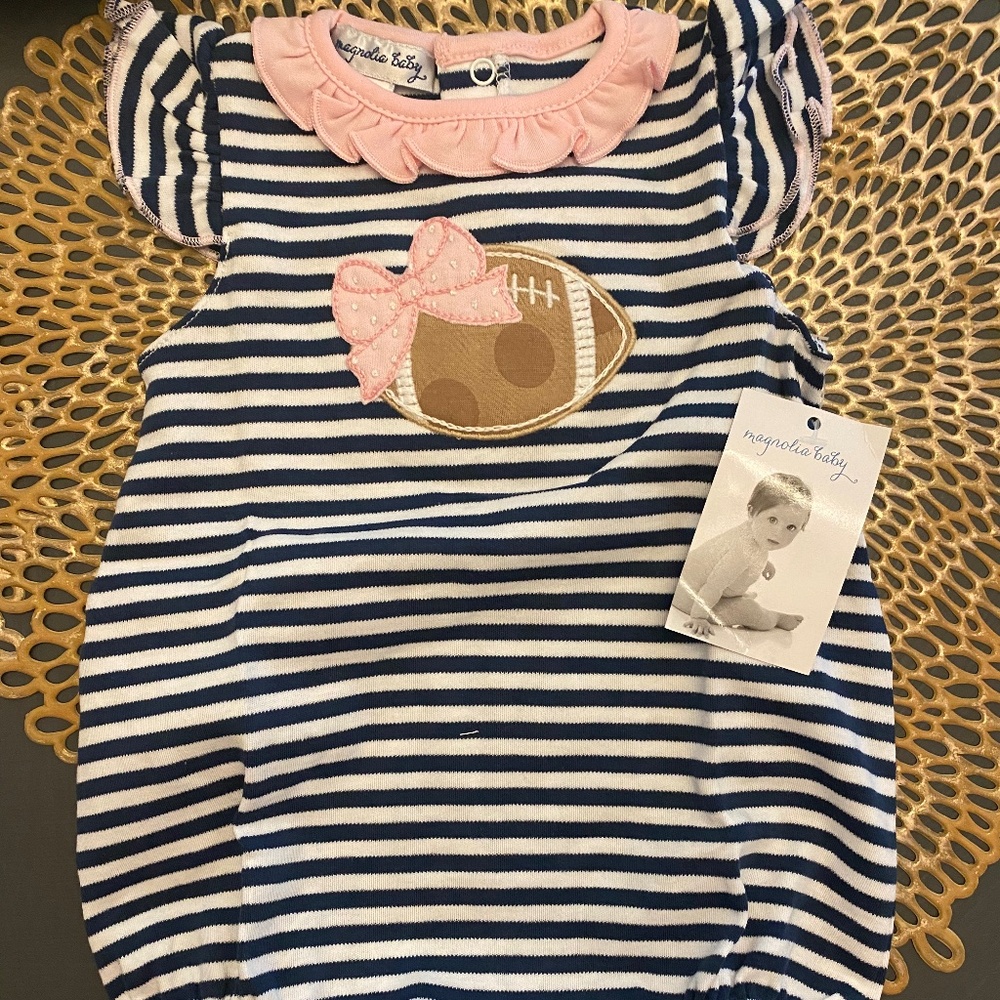 Magnolia Baby football bubble nwt